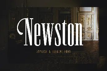 Newston Stylish Serif font