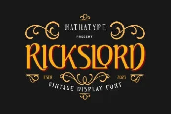 Rickslord font