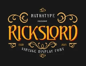 Rickslord font