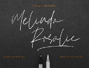 Melinda Rosalie font