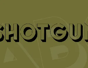 Shotgun font