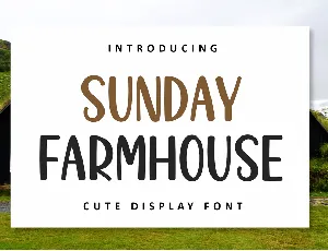 Sunday Farmhouse font