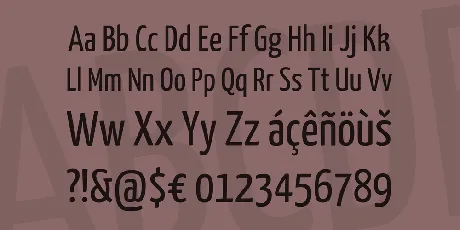 Yanone Kaffeesatz font