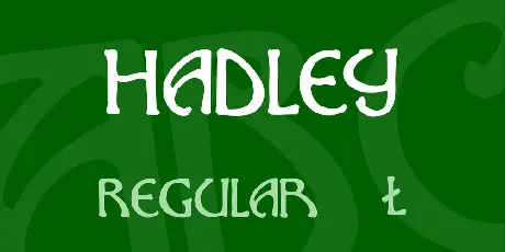 Hadley font