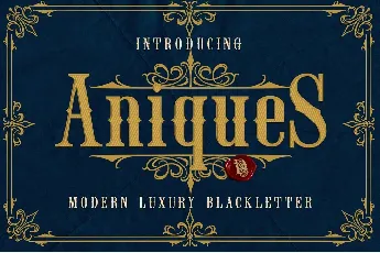 Aniques font