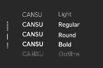 Cansu Sans Serif Family font