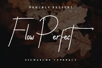 Flow Perfect Demo font