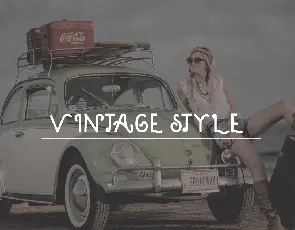 DAVINA - VINTAGE FONT font