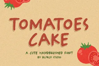 Tomatoes Cake font