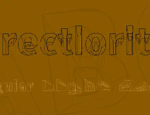 Erectlorite font