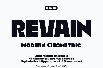 Revain font