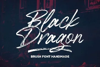 Black Dragon font