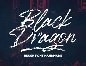 Black Dragon font