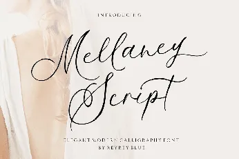 Mellaney Script font