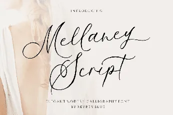 Mellaney Script font