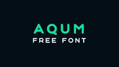 Aqum Sans Serif font