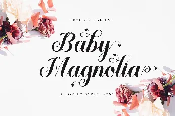 Baby Magnolia font