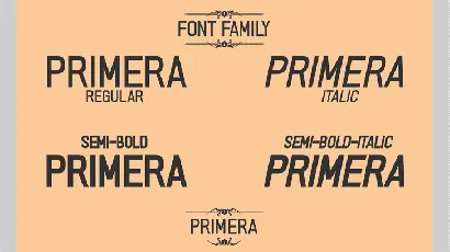 PRIMERA font