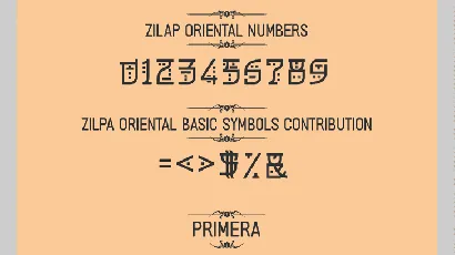 PRIMERA font