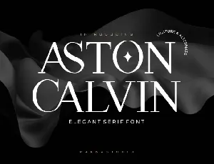 Aston Calvin font