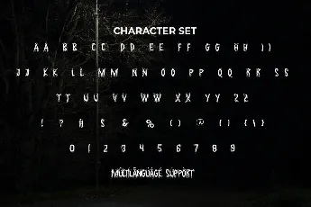 NightMetalDemo font