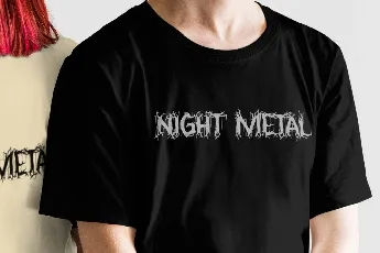 NightMetalDemo font