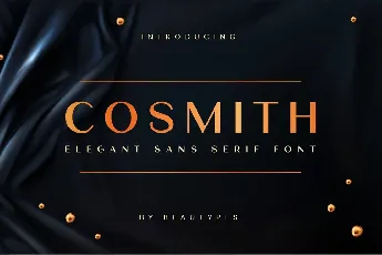 Cosmith Elegant Sans Serif font