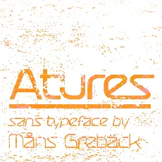 Atures PERSONAL USE ONLY font