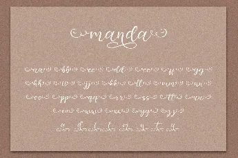 Manda font