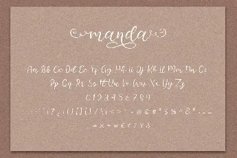 Manda font