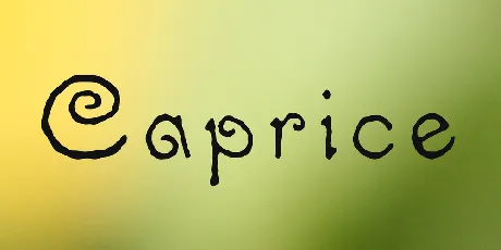 Caprice font