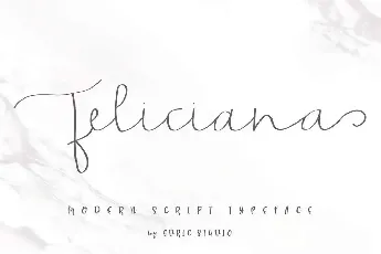 Feliciana Demo font