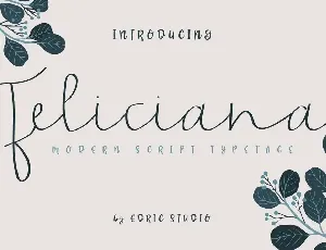 Feliciana Demo font