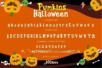 Pumkins Halloween font