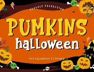 Pumkins Halloween font