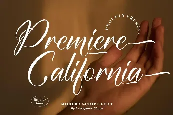 Premiere California font