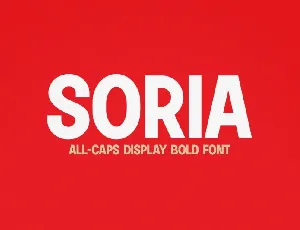 Soria Sans Serif font