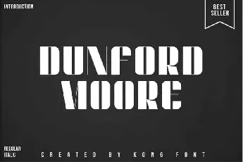 Dunford Moore Display font