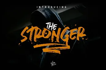 Stronger Brush font