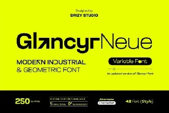 Glancyr Neue font