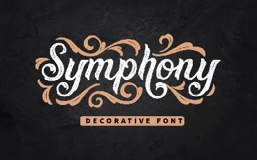 Symphony Decorative Display font