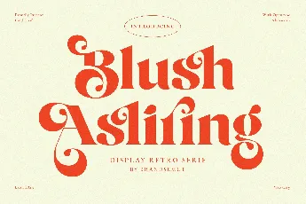 Blush Asliring font