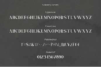 Norden font