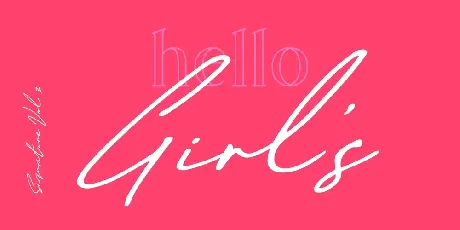 Sophia Bella DEMO font