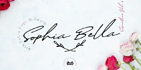 Sophia Bella DEMO font