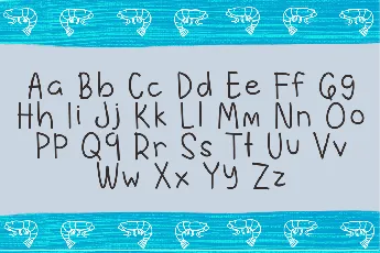 Baby Shrimp font