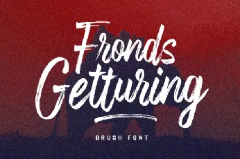 Fronds Getturing font