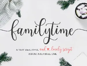 Family Time font