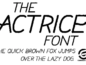 Actrice font