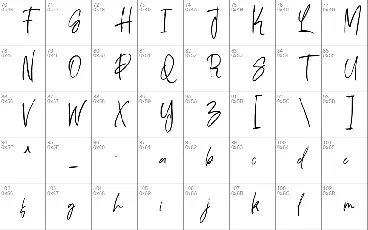 Adusian Signature font